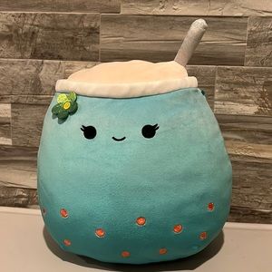 10” Jakarria Squishmallow Boba Blue Tea Stuffed Animal